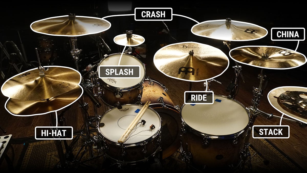 A Drummer’s Guide To Rock 26 cymbals