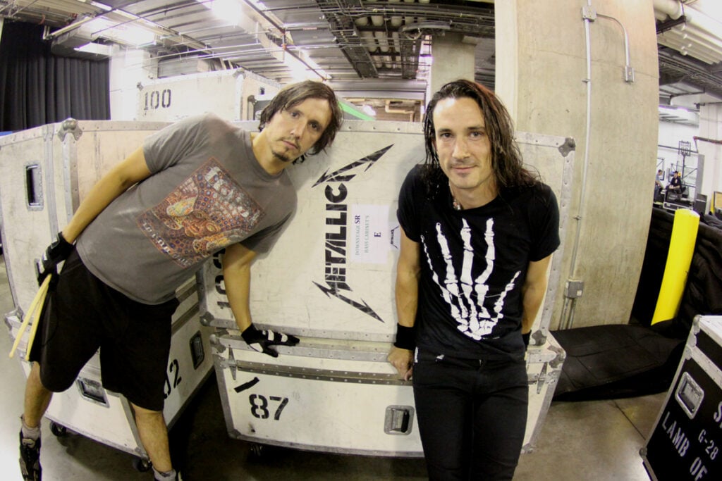 first tour with Metallica 2009