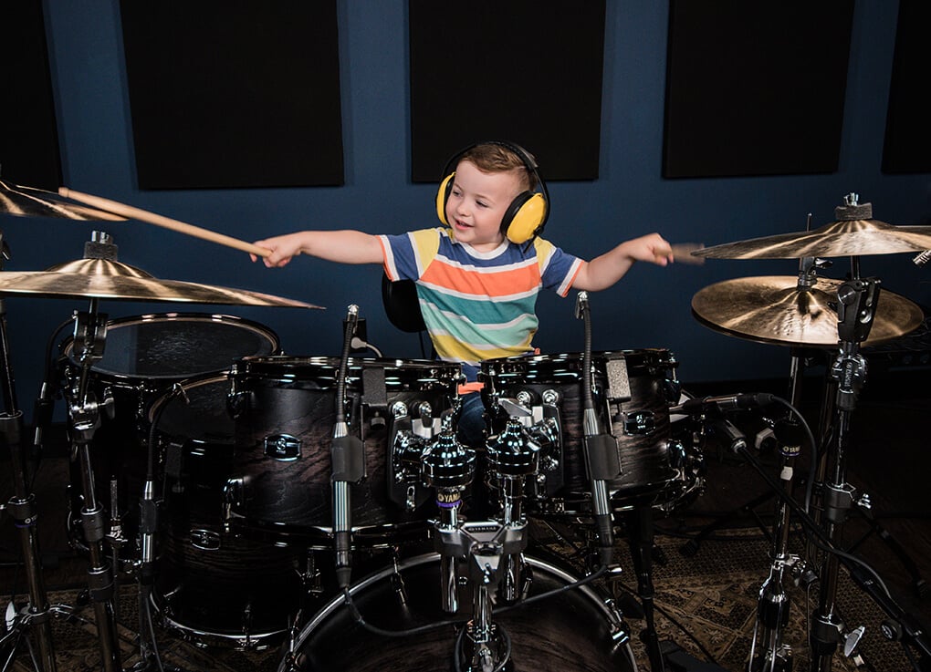 The Best Beginner Drum Sets (2023) 1 Kid drummer baby drums DSC 3095 1