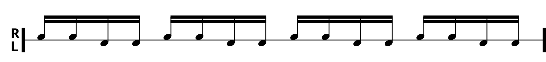 How To Play Rudiments 2 double stroke roll