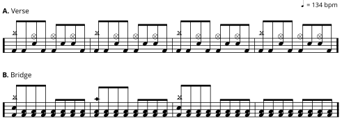 drain you drum notation nirvana