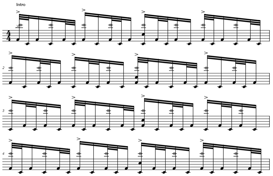 bleed meshuggah drum notation
